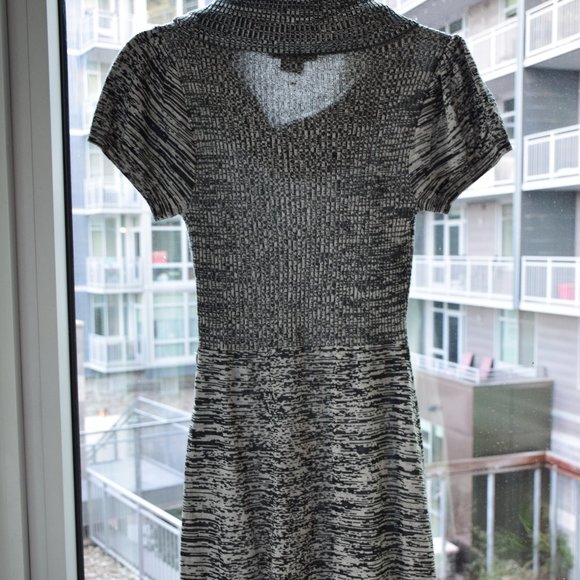 Sequin Hearts Cowl Neck Dress, like new! - Picture 6 of 7